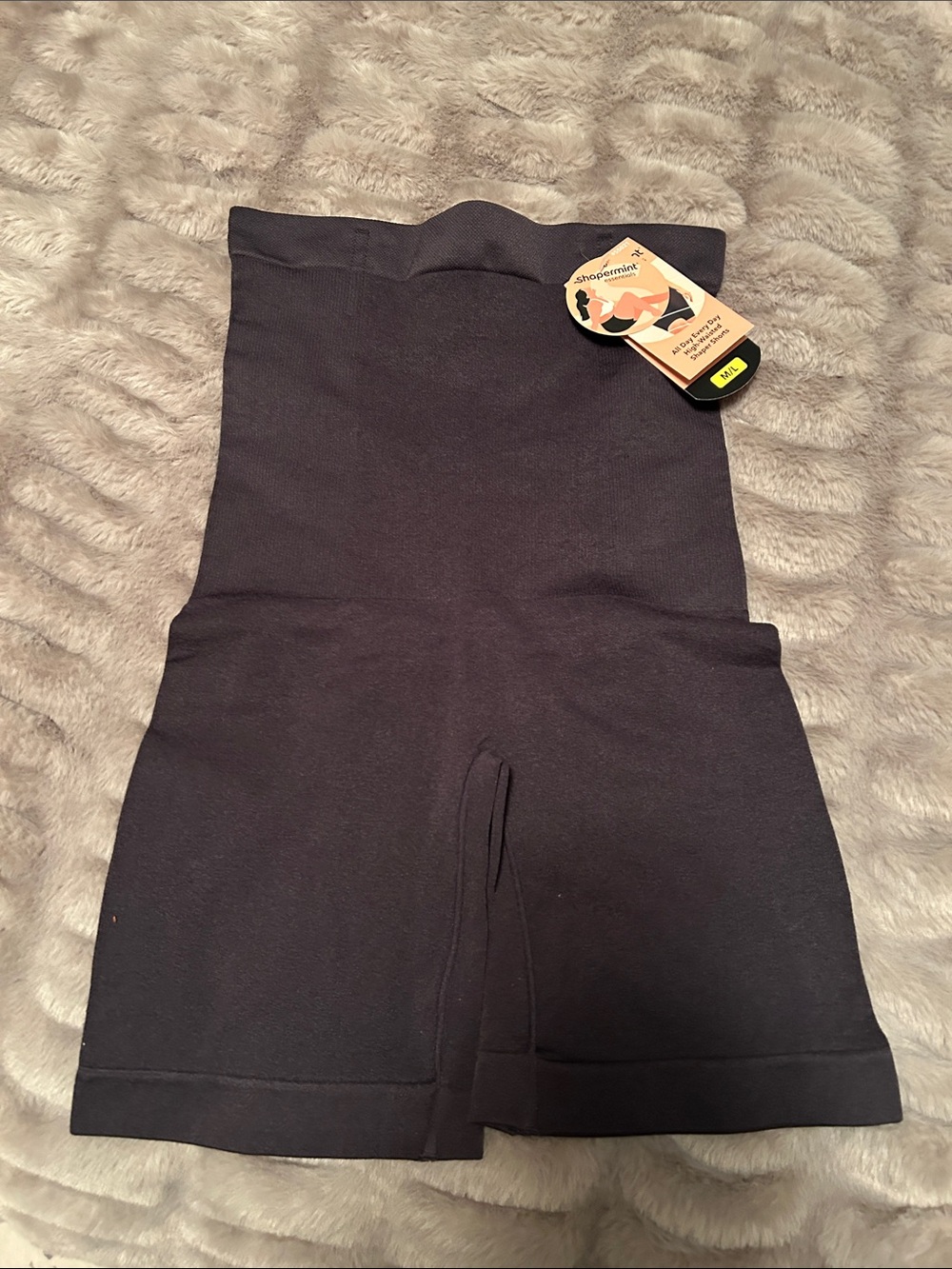 Shapermint Black Women’s High-Waist Seamless Shorts